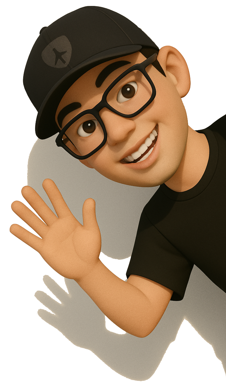 Peeking avatar right